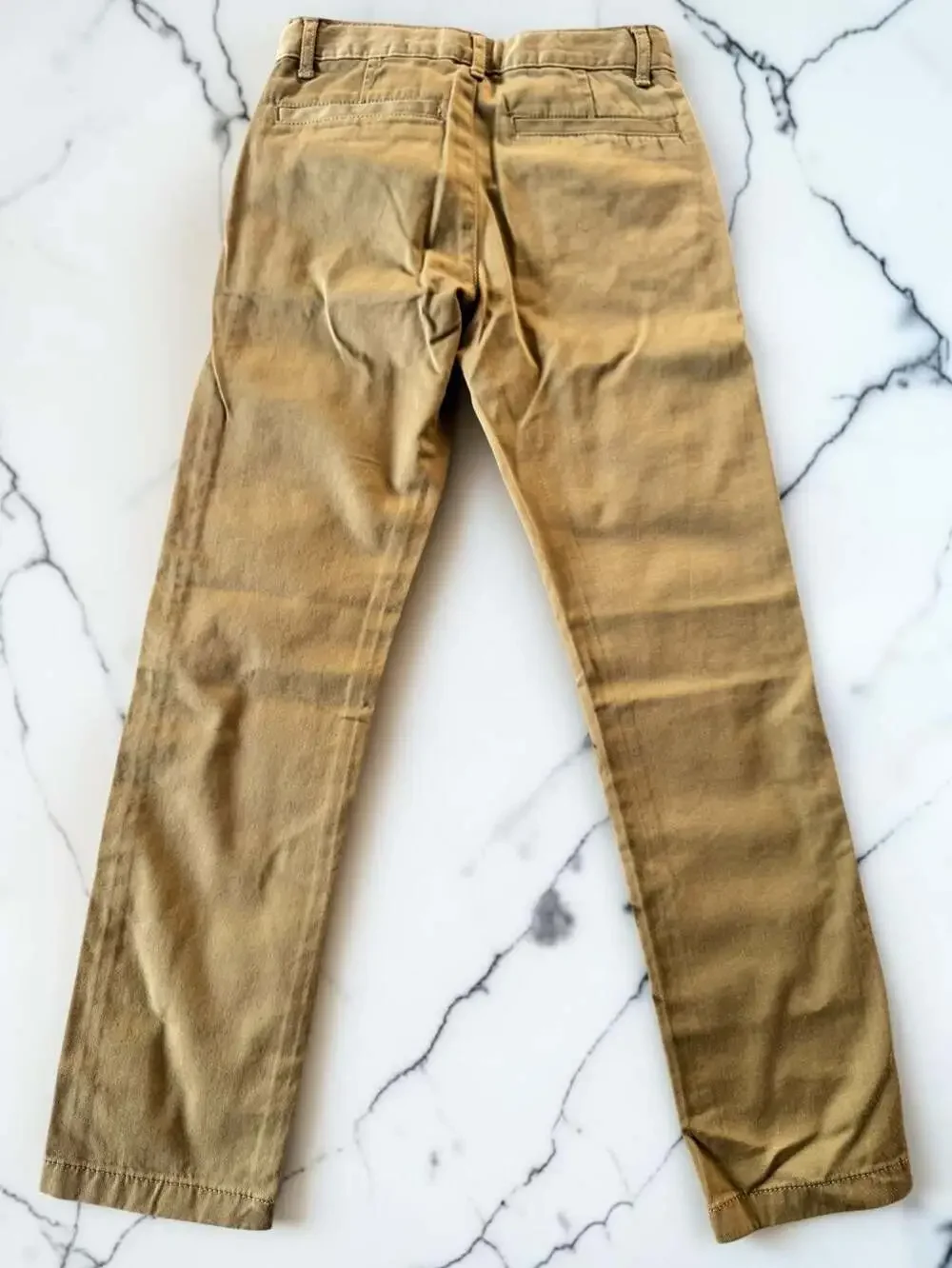 The Children's Place Boys Khaki Chino Pants, Slim Fit, Size 8